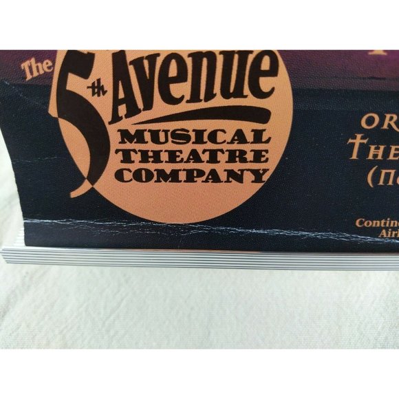 VINTAGE AUTHENTIC “CAMELOT” CAST SIGNED THEATRE POSTER Seattle Window Card 1999 - Picture 6 of 6